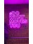 Neon LED Dekoratif Aydınlatma -Do What Moves You, 50X50CM- 1
