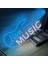 Neon LED Dekoratif Aydınlatma -Live Music, 50X25CM- 3