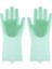 Silikon Evcil Hayvan Bakım Eldiveni - Kolay Banyo, Kürk Temini Temizleme Köpekler Kediler - Çok Amaçlı Şampuan Aracı Renk:açık Yeşil (Yurt Dışından) 1