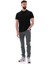TB0A6BX4 Millers River Sleeve Stretch Polo Siyah Erkek T-Shirt 4