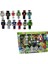 Minecraft 12'li Süper Kahraman Oyuncak Figürleri Toplam 23 Parça LEGO Yapı Oyuncak Figür Toys, Batman, Spiderman, Kaptan Amerika, Superman ve Diğerleri 1