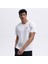 EM186-1-WT V Yaka Erkek T-Shirt - Beyaz 3