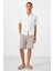 Taş Standart Fit Dokuma Hafif Esnek Chino Erkek Şort - 81291 2