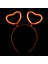 Glow Stick Karanlıkta Yanan Fosforlu Kalp Taç 12 Adet 5