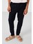 Lacivert Standart Fit Dokuma Hafif Esnek Chino Erkek Pantolon - 82180 1