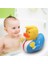 Yeşil Stil Kauçuk Ördek Bebek Banyo Oyuncakları Abd Başkanı Trump Komik Ördek Sesli Sıkıştırılabilir Banyo Duş Suya Yüzen Sarı Ördek Çocuk Oyuncağı - Turuncu (Yurt Dışından) 3