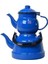 Yeşil Emaye Nostaljik Çaydanlık Takımı 1,5L+3,3L Şık ve Kaliteli Set 2
