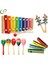 Macaron Ksilofon Stili Montessori Eğitici Oyuncak Ahşap Müzikal Enstrüman Oyuncak Xylophone Bebek Çıngırak Çocuklar Çocuklar Bebek Müzik Oyuncakları (Yurt Dışından) 3