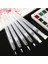 Fırça Uçlu, Brush Pen Set, Suluboya Fırçaları/mürekkep Hazneli Fırça Kalem Seti-Paketli 6'lı Set 3