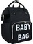 Paris Baby Bag Baskılı Kadın ve Anne Bebek Çantası 2