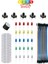 Kids Maker 5’li Set: Büyük Breadboard 5mm LED Erkek-Erkek Jumper Buzzer Buton 1