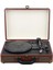 Magıcvoıce PU16 Retro Vintage Çanta Pikap - Radyo - Bluetooth - USB Mp3 Çalar 350X255X115MM 2