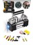 4x4 Turbo Yeni Nesil Motor Çift Pistonlu 12V 150 Psi Araç Lastik Bot Şişirme Kompresörü Pense Set 2