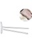 Buffer® Eloksallı 2 Kollu Havlululuk Banyo Duş Havlu Bornoz Askılığı 1