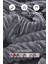 Sherpa Battaniye Çift Kişilik Çizgili Yumuşak Peluş Wellsoft Yatak Örtüsü Antrasit Koyu Gri 4