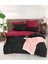 Duo Nevresim Takımı Çift Kişilik Dual Siyah+Bordo 1
