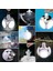 Buffer® 5 led'li 3 farklı ışık modlu açılıp kapanabilir led kanatlı güneş enerjili solar aydınlatma asılabilir kamp feneri 3