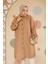 Düğmeli Camel Tesettür Tunik 70881C 2