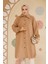 Düğmeli Camel Tesettür Tunik 70881C 3