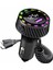 Rgb LED Karbon Desenli Yaylı Kablolu 15W Araç Çakmaklık Şarj Cihazı - iPhone & Type-C Çıkışlı FR-422 1