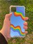 Apple iPhone 11 Pro Max Uyumlu Aynalı Gökkuşağı Desenli Darbe Kamera Korumalı Silikon Telefon Kılıfı 1