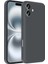 Apple iPhone 16 Kılıf Kamera Korumalı Kartlık Hazneli Frm Vitra Kapak - Gri 1