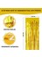 Altın Gold Renk Ekstra Metalize Parlak Saçaklı Arka Fon Perde Ithal 1x2 - MCT5591-9966 1