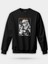 Himiko Toga My Hero Siyah Unisex Regular Sweatshirt 1