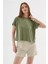 Fashıon Frıends Kadın Dökümlü Crop Bluz 25Y0512K1 2