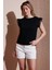 Pamuk Standart Fit Güpürlü Kol Bisiklet Yaka T Shirt Bayan T Shirt 25Y0544K1 1
