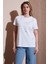 Taşlı % 100 Pamuk Regular Fit Bisiklet Yaka Bluz Bayan Bluz 25Y0414K1 1