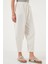Pamuklu Relaxed Fit Normal Bel Daralan Paça Pantolon Bayan Pantolon 668YP5198 2