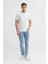 Beyaz Erkek Polo Yaka T-Shirt 4247 1