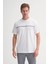 Beyaz Erkek T-Shirt 4135 1