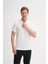 Ekru Erkek Polo Yaka T-Shirt 4238 2