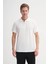 Ekru Erkek Polo Yaka T-Shirt 4238 3