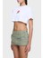 Baskılı Pamuk Loose Fit Crop T Shirt Bayan T Shirt LB25SSUNLFUTS 2