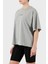 Pamuk Oversize Fit Bisiklet Yaka Logolu T Shirt Bayan T Shirt Lbnoosessfuts 4