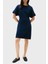 % 100 Pamuk Regular Fit Mini Boy Yuvarlak Yaka Elbise Bayan Elbise WW0WW45520 C1G 1