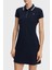 Streç Pamuklu Regular Fit Mini Boy Şeritli Polo Yaka Elbise Bayan Elbise WW0WW45532 C1G 1