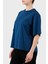 Pamuk Oversize Fit Bisiklet Yaka Logolu T Shirt Bayan T Shirt Lbnoosessfuts 5