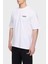 Sırt Detaylı Pamuk Oversize Bisiklet Yaka T Shirt Erkek T Shirt LB25SSUNLMUOT 1