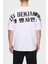 Sırt Detaylı Pamuk Oversize Bisiklet Yaka T Shirt Erkek T Shirt LB25SSUNLMUOT 3