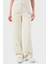 Straight Fit Düz Paça Desenli Cep Detaylı Pantolon Bayan Pantolon LB25SSUNLFUUP 3