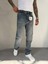 Erkek Basic Baggy Pantolon - Indigo 5