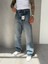 Relax Fit Baggy Pantolon - Indigo 2