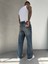 Relax Fit Baggy Pantolon - Indigo 5