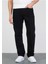 Erkek Baggy Fit Likrasız Rahat Kesim %100 Pamuk Loose Jean Kot Pantolon 5