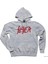 Slayer Flat Logo Gri Kapşonlu Sweatshirt Hoodie 1