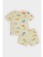 Erkek Bebek Pijama Takımı Desenli Kısa Kollu Penye Üst Beli Lastikli Şort E9607A525SM 1